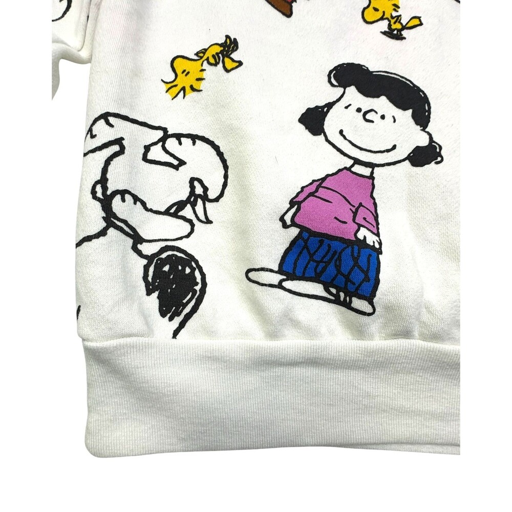 Peanuts Snoopy Charlie Brown Friends AOP Sweatshirt 3X Crewneck Pullover - Picture 4 of 11